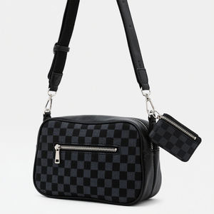 高端设计师品牌男士斜挎包斜挎包优质复古零钱包拉链封口皮革 - Product Image 3