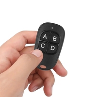 Télécommande universelle 433 MHz à arrêt automatique pour ouvre-porte de garage, 4 touches, duplicateur, clone, modèle Ykq02