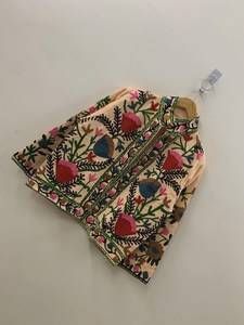 เสื้อคลุมซูซานีทำมือ ผ้ากำมะหยี่ลายสัตว์ บุด้วยผ้าฝ้าย ระบายอากาศได้ดี ติดกระดุม สไตล์โบฮีเมียน วินเทจ สำหรับฤดูหนาว เหมาะสำหรับทั้งชายและหญิง ผู้ผลิตและส่งออก OEM - Product Image 3