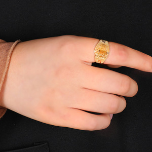 Anillo Religioso Ajustable de Acero Inoxidable 2024 con Diseño de San Benito y Jesús Exorcista - Product Image 3