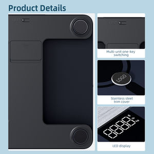 व्यक्तिगत वसा बाथरूम वजन पैमाने के लिए अद्वितीय नया स्मार्ट छिपा हुआ प्रदर्शन वजन पैमाने शरीर वसा पैमाने - Product Image 6