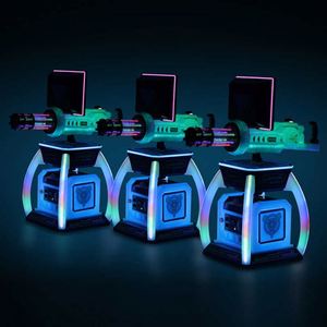 Nouvelle console de jeux d'arcade commerciale pour enfants, rechargeable, avec paiement par code QR, pour jeux à monnayeur, modèle Gatling Gun Machine - Product Image 3