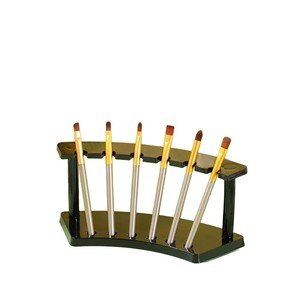 Transparent Plastic Pen Holder Stationery <b>Stand</b> Desk Organizer For Pens Pencils Makeup Tools Storage Rack Single Layer - Product Image 5