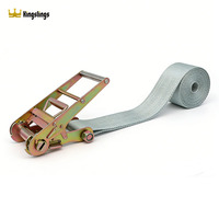 Sangle de fixation en polyester de 4 pouces pour le transport de marchandises et la fixation professionnelle de machines lourdes, certifiée TUV/CE