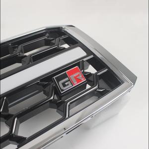 Parrilla Delantera Cromada y Negra con Luz LED Fluida para <span class=keywords><strong>Toyota</strong></span> Land Cruiser 70 76 79 LC70 LC76 77 LC79 <span class=keywords><strong>FJ70</strong></span> FJ79 Accesorios - Product Image 4