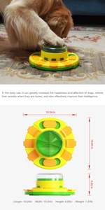 Addestramento IQ intelligente gioco di arricchimento per animali domestici trattamento interattivo che distribuisce cibo mangiatoia giocattoli Puzzle per cani - Product Image 6