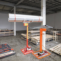 Machine de levage en acier, câble métallique, élingue, charge de 300kg, élévateur de service AC, acier renforcé de 4.9m pour montage d'unité de plafond