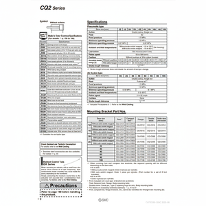 Cylindre compact pneumatique SMC CQ2A12-30D pièces pneumatiques de haute qualité - Product Image 1