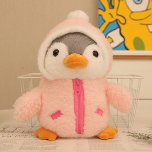 Peluche de Pingüino <span class=keywords><strong>Princesa</strong></span>, Almohada de Peluche con Carga USB, Diseño Bordado, Peluche Súper Suave para Regalo de Aniversario Unisex - Product Image 1