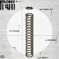 Ressorts hélicoïdaux de compression pour stylo à bille en acier au carbone de gros, diamètre 0,2-10 mm