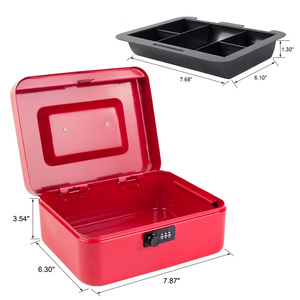 Tin <b>Box</b> with Password Lock Make-up Beauty Products Gift Jewelry Money Storage <b>Box</b> <b>Locking</b> for Personal Items - Product Image 2