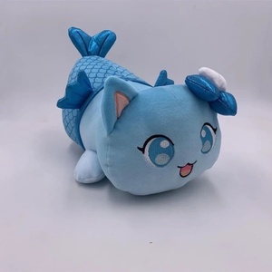 JM 25cm Nuovo Cuscino Peluche Gatto Cola Super Morbido, Vendita Diretta dalla Fabbrica, Commercio Transfrontaliero, Giocattolo Morbido Imbottito in Cotone PP - Product Image 4