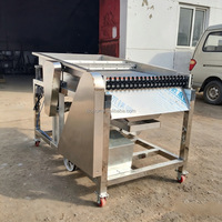 Machine à peler les haricots et les pois multifonctionnelle, machine industrielle à peler les edamame et les pois verts pour la vente en gros avec certification CE