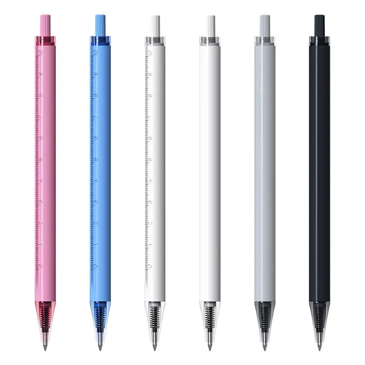 Гелевая ручка большой емкости без держателя ручки может использоваться в качестве мерной палочки с резиновым покрытием, разноцветная гелевая ручка