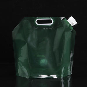 จัดหาถุงน้ําพับได้สําหรับตั้งแคมป์ลมฉุกเฉินขนาด 5 ลิตร, <span class=keywords><strong>8</strong></span> ลิตร, ถุงน้ําแบบมือจับเกรดอาหารขนาด 10 ลิตร - Product Image 4