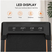 Tapis de marche électrique ZBWP-2C en stock, prête à être expédiée, faible MOQ, charge 120 kg, tapis de course de bureau, salle de sport à domicile, logo personnalisé, prix usine, OEM