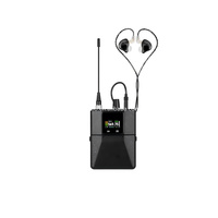 Système de monitoring intra-auriculaire stéréo professionnel IEM206TFT, 1 canal, sans fil, pour les performances sur scène