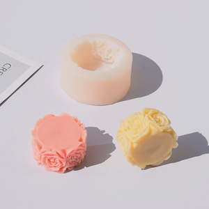 Molde de Silicone 3D Realista de Rosa com Design Floral em Relevo para Sabonetes Artesanais, Velas, Resina e Artesanato em Gesso - Product Image 4