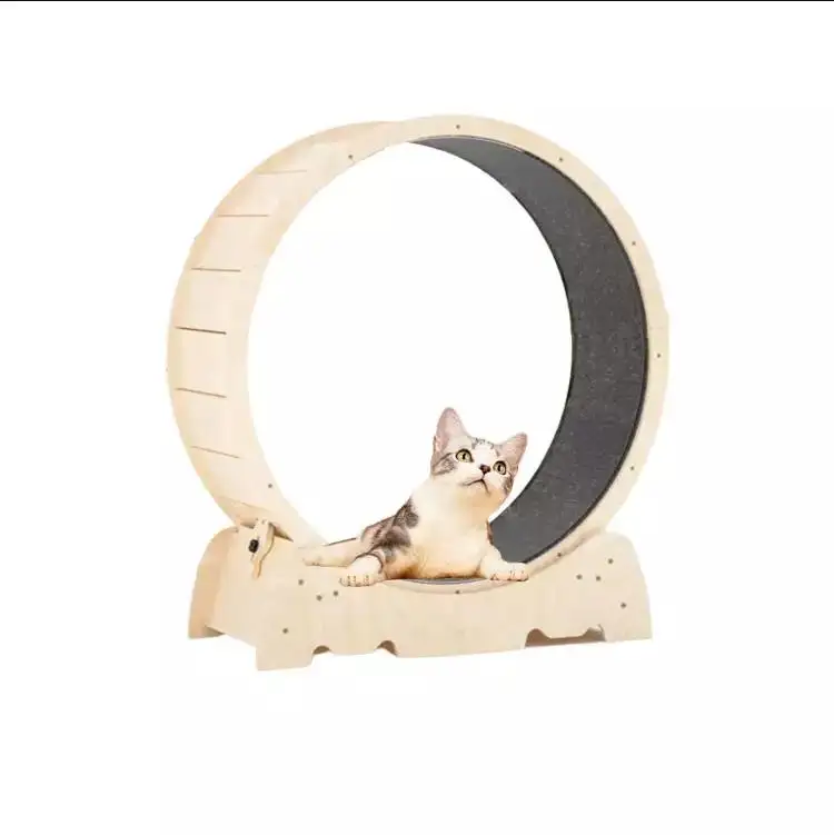木製ペットトレッド猫トレッドミル猫エクササイズランニングホイール猫ランニングホイール