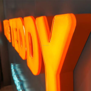 แบบอักษรส่องสว่าง3D ที่ปรับแต่งได้และป้ายอิเล็กทรอนิกส์สำหรับการสร้างผนังภายนอกและโฆษณาชื่อร้านค้า - Product Image 6