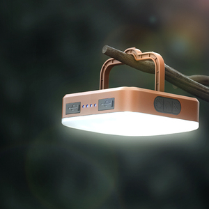 ใหม่แบบชาร์จไฟได้พลังงานแสงอาทิตย์ LED แม่เหล็กแคมป์ปิ้งโคมไฟ 5000mAh ไฟฉายแบบพกพาที่มีประสิทธิภาพไฟตกปลาไฟฉายไฟเต็นท์ - Product Image 3