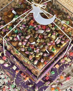 Vải Acrylic Tráng Miệng Bao Bì Hộp Nhựa Tay Thêu Đám Cưới Ramadan Hộp Kẹo Cho Trẻ Em <span class=keywords><strong>Macaron</strong></span> Sô Cô La Hộp Quà Tặng - Product Image 5