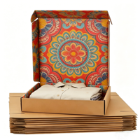 Cajas de Cartón Corrugado para Envío de Camisetas Personalizadas, Cajas de Embalaje para Ropa con Logotipo