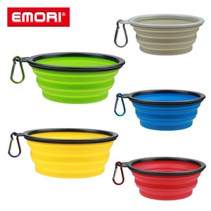 Wholesale <b>Large</b> Capacity Easy to Wash Silicone Collapsible Pet <b>Water</b> Feeding <b>Bowl</b> for <b>Dog</b> Cat - Product Image 6