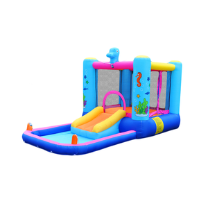 Château gonflable portable en nylon Golden Art pour enfants, idéal pour les garderies - Product Image 2