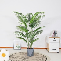 Décoration d'intérieur de style nordique INS, Anthurium artificiel tissé en plastique, pour plantes en pot, décoration de sol, Noël