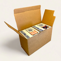 Boîte en carton ondulé écologique réutilisable avec logo personnalisé imprimé pour l'expédition e-commerce de bières et boissons énergisantes, couleur personnalisée
