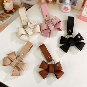 Faux Leather Bow <b>Bag</b> <b>Charms</b> Elegant Keychain <b>Charms</b> for Handbag Elegant Bow Keychain Cute <b>Bag</b> Accessory - Product Image 1