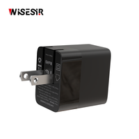 Adaptateur secteur USB-C WISESIR 30W GaN à charge rapide PD 3.0 avec protection OTP pour téléphones Android