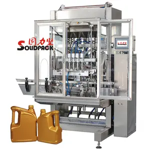 Solidpack Gear Oil 1-5L Antifreeze Filling High Capacity Fully Automated Production Line Machine