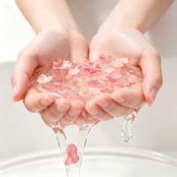 Pétales de savon dissolvables de qualité cosmétique Sinova SNV26075, pétales de fleurs pour gel douche, nettoyant corporel, savon liquide et produits de bain
