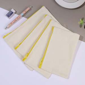 Wholesale Cotton Canvas Zipper Pouch Custom Logo Printed Pencil <b>Case</b> in Fashion Style Water Resistant Various Colors Available - Product Image 4