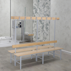 <span class=keywords><strong>Banc</strong></span> et porte-manteau <span class=keywords><strong>de</strong></span> luxe personnalisables, <span class=keywords><strong>banc</strong></span> <span class=keywords><strong>de</strong></span> <span class=keywords><strong>rangement</strong></span> en acier pour salles <span class=keywords><strong>de</strong></span> bains, hôtels, hôpitaux et halls d'école - Product Image 6