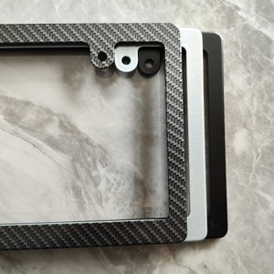 Marco de Matrícula de Aleación de Aluminio para Automóviles en Japón, Soporte de Matrícula Antirrobo, Marco de Protección - Product Image 5