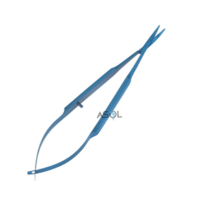 Titânio profissional micro tesoura castroviejo córnea tesoura olho instrumentos - Product Image 4