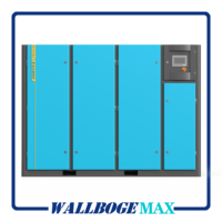 Compresseurs industriels 110 kW 150 CV, compresseur d'air rotatif à vis bi-étagé à faible bruit, entraînement direct PM VSD, moteur 0,8 MPa