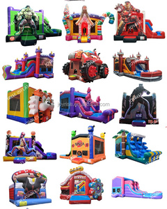 JOYRISE - Castillo Inflable con Tobogán para Niños Pequeños, Casa <span class=keywords><strong>de</strong></span> Brinco Inflable para Exteriores, Combinación <span class=keywords><strong>de</strong></span> Tobogán y Brincolín para Fiestas Infantiles, 7x4x4m - Product Image 4