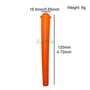 Contenedor de Plástico Desechable Colorido, Ecológico y Reciclable, Tubo a Prueba de Olores de Tamaño Personalizado, Impresión Offset, Tapa Resistente a Niños - Product Image 5