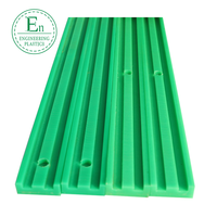 Rail de guidage linéaire en plastique UHMWPE certifié ISO 9001:2015 Pièces d'usinage CNC Moulage Guide de chaîne de convoyeur coulissant