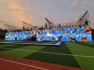 หน้า<span class=keywords><strong>จอ</strong></span>แสดงผล <span class=keywords><strong>LED</strong></span> กลางแจ้งแบบ SMD มุมมองกว้าง ความคมชัดสูง P2.5 สีเต็มรูปแบบ สำหรับการถ่ายทอดสดงานอีเว้นท์ในสนามกีฬา - Product Image 1