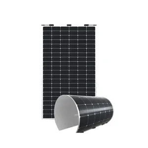 Cina a buon mercato scandito 150W 300W 400W 60 celle Mono Film sottile pannelli solari flessibili Monocristalin per il sistema di tegole all'aperto