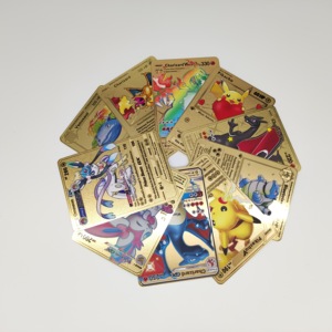 Rare Charizard,<span class=keywords><strong>Pikachu</strong></span> Or Noir Métal <span class=keywords><strong>Carte</strong></span> Poke mon <span class=keywords><strong>Carte</strong></span> Original 1ère Première Édition Ex <span class=keywords><strong>Gx</strong></span> Tcg Vmax Trading Jeu de Cartes - Product Image 2