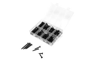 <span class=keywords><strong>Kit</strong></span> de vis autotaraudeuses à tête fraisée en acier phosphaté noir pour cloison sèche - Product Image 2