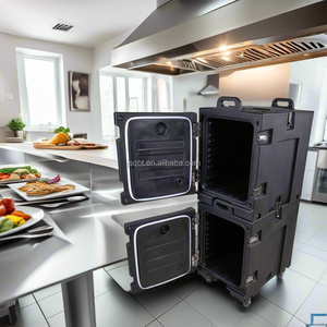 รถเข็นส่งอาหารแบบโรโตโมลดิ้ง ตู้แช่อาหารสำหรับจัดเลี้ยง ความจุ 160 ลิตร 900 ลิตร 1000 ลิตร ภาชนะเก็บอาหาร - Product Image 4