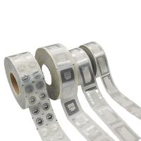 Étiquettes/autocollants RFID/NFC ISO 14443A et ISO 15693 (inlays secs/humides) en stock, formes carrées, rondes et rectangulaires, de RZX