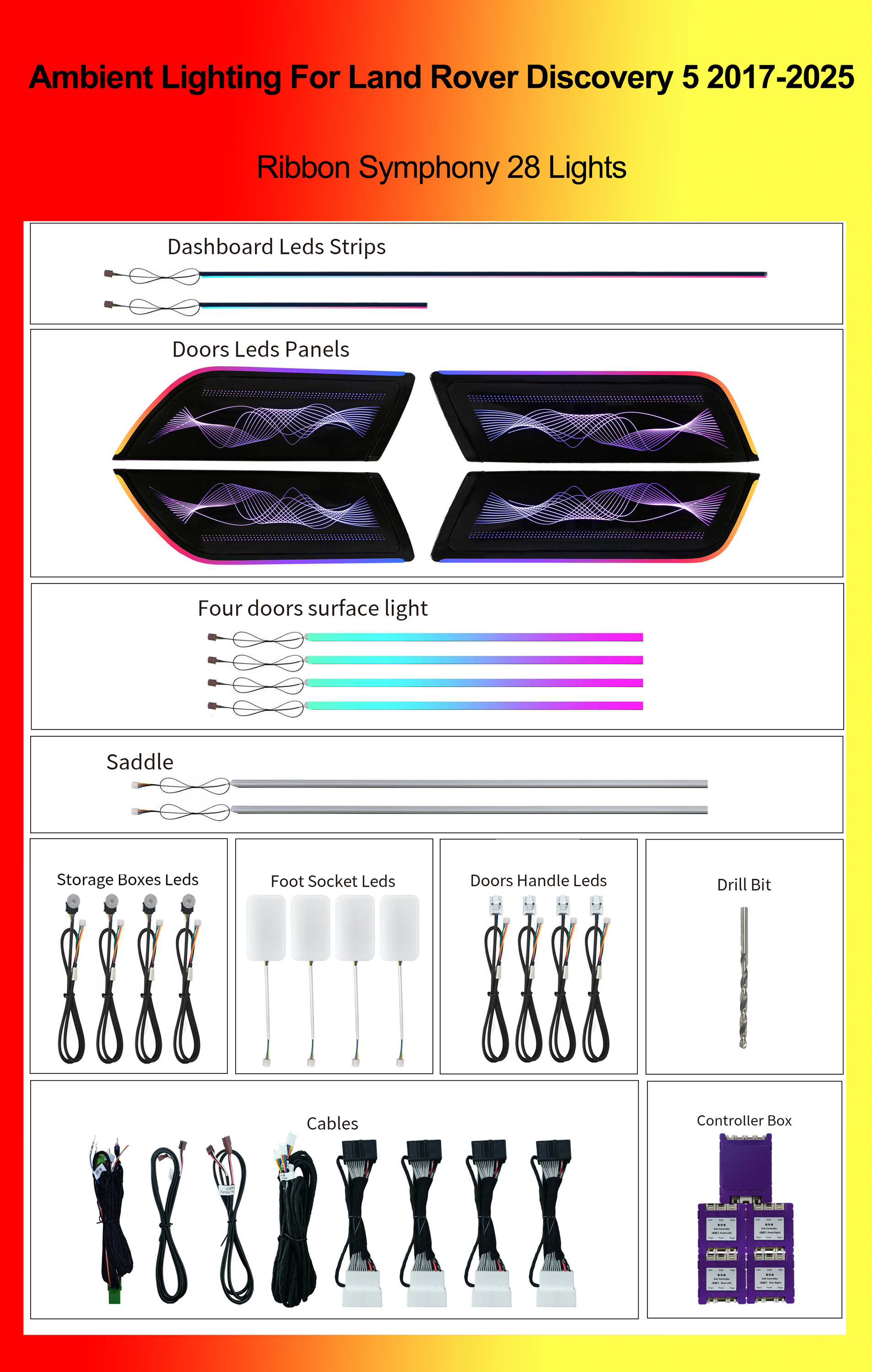Ribbon Symphony 28 Lights